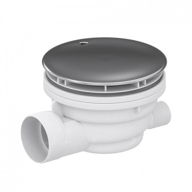 Сифон для душевых поддонов RGW Velplex QYD-01 D90 мм с гидрозатвором, хром 39241101-01