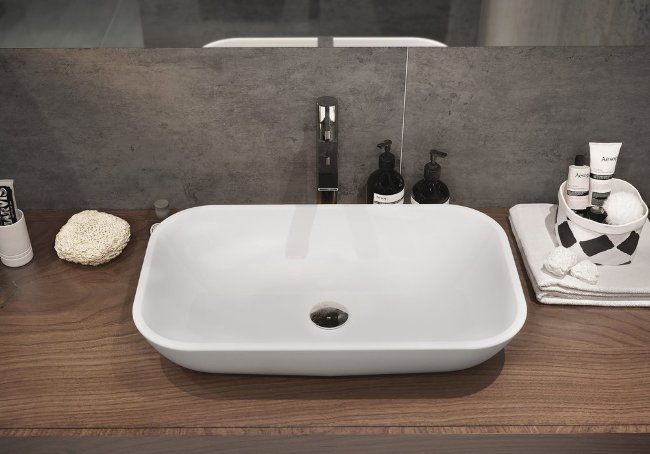 Раковина накладная Sanita luxe INFINITY 60