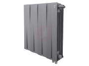 Биметаллический радиатор Royal Thermo Piano Forte 500 VDR Silver Satin, 8 секций
