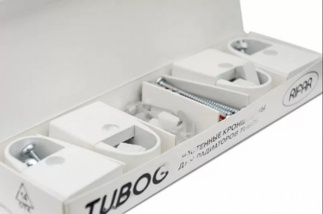 Радиатор трубчатый стальной Rifar Tubog 2057, 20 сек.3/4 бок.подк., белый, (кроншт.в компл.)