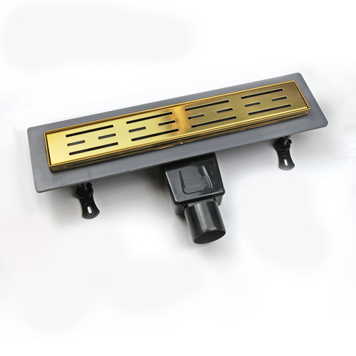 Душевой лоток RGW Drain Leo-30Gb-40 400 мм D50, на ножках, золото браш. 60213040-06 Душевой лоток RGW Drain Leo-30Gb-40 400 мм D50, на ножках, золото браш. 60213040-06