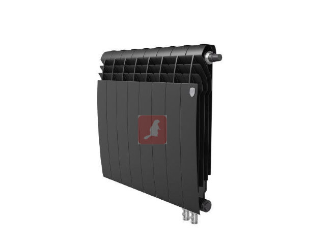Биметаллический радиатор Royal Thermo BiLiner 500 VDR Noir Sable, 8 секций Биметаллический радиатор Royal Thermo BiLiner 500 VDR Noir Sable, 8 секций