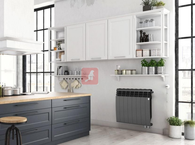 Биметаллический радиатор Royal Thermo BiLiner 500 VDR Noir Sable, 8 секций Биметаллический радиатор Royal Thermo BiLiner 500 VDR Noir Sable, 8 секций
