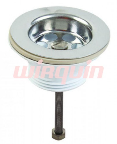 ВЫПУСК Д/РАКОВИНЫ 1 1/4"(32) 100мм НЕРЖ.БЕЗ ПЕРЕЛИВА WIRQUIN ВЫПУСК Д/РАКОВИНЫ 1 1/4"(32) 100мм НЕРЖ.БЕЗ ПЕРЕЛИВА WIRQUIN