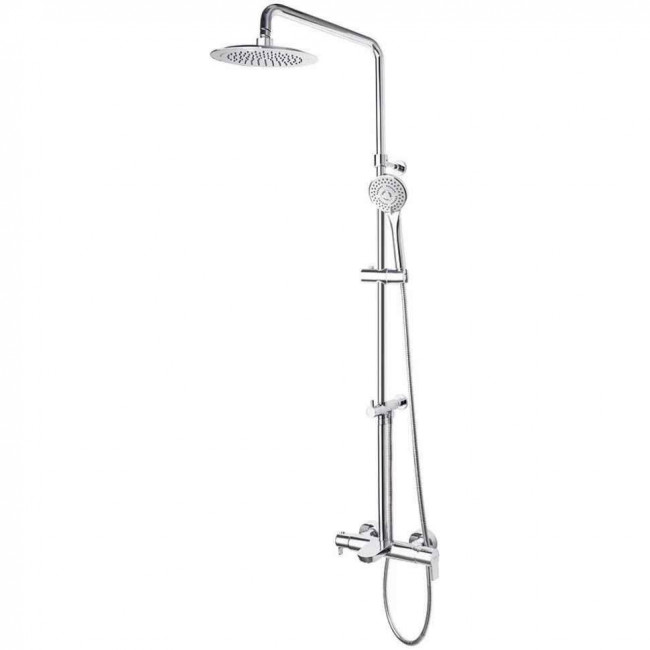Душевая система с изливом и двойным положением по высоте Ramon Soler Blautherm 9356RP240 хром Душевая система с изливом и двойным положением по высоте Ramon Soler Blautherm 9356RP240 хром