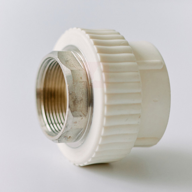Муфта комбинированная Pilsa PPR ВР 50х1 1/2", белая, под ключ Муфта комбинированная Pilsa PPR ВР 50х1 1/2", белая, под ключ