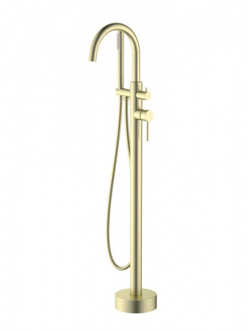Смеситель для ванны напольный Aquatek Европа, шлиф.золото AQ1345BG Смеситель для ванны напольный Aquatek Европа, шлиф.золото AQ1345BG