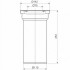 Труба фановая прямая 110х250 W1220 РТП/OST