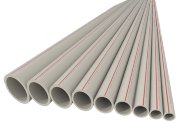 Труба FV-Plast НОТ 75 PP-RCT PN28, серая (8) Труба FV-Plast НОТ 75 PP-RCT PN28, серая (8)