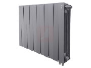 Биметаллический радиатор Royal Thermo Piano Forte 500 VDR Silver Satin, 12 секций