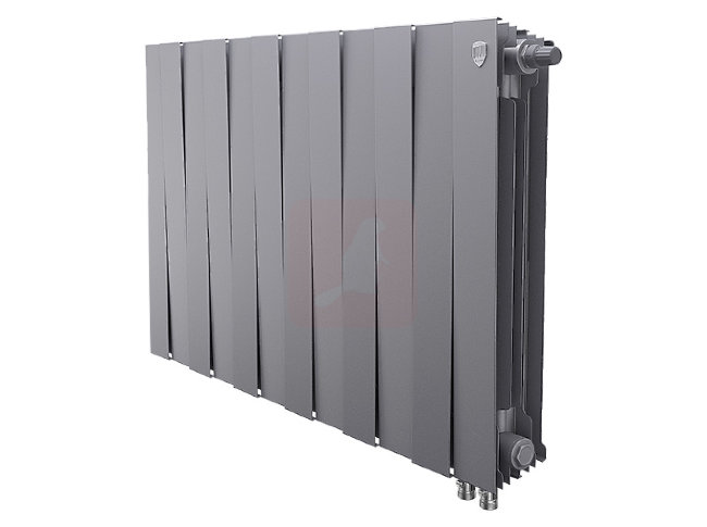 Биметаллический радиатор Royal Thermo Piano Forte 500 VDR Silver Satin, 12 секций Биметаллический радиатор Royal Thermo Piano Forte 500 VDR Silver Satin, 12 секций