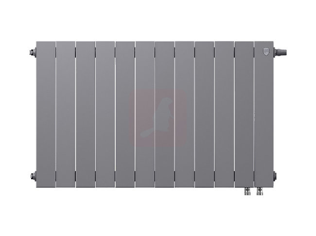 Биметаллический радиатор Royal Thermo Piano Forte 500 VDR Silver Satin, 12 секций Биметаллический радиатор Royal Thermo Piano Forte 500 VDR Silver Satin, 12 секций